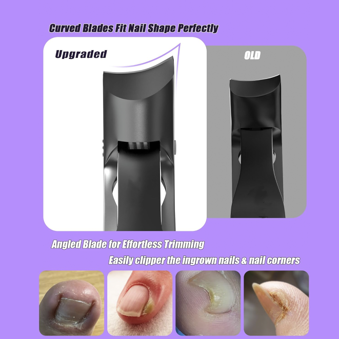 2025 Upgrade Angled Head Nail Clippers