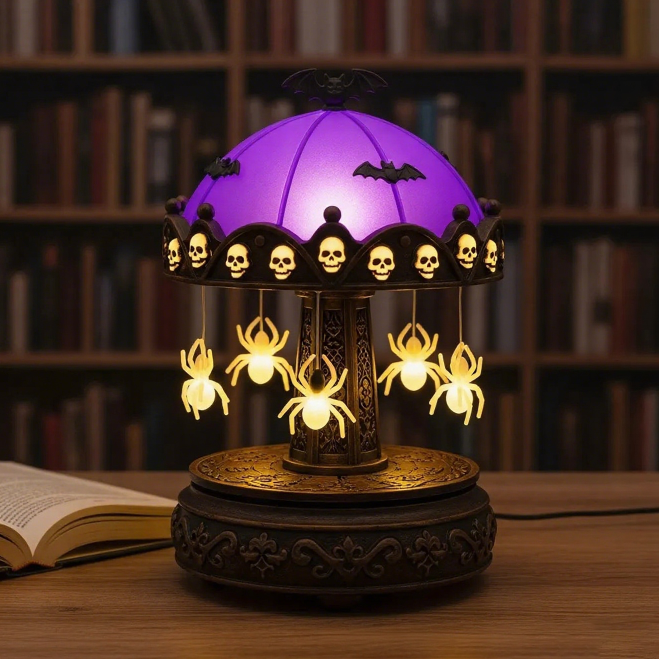 ☠️Grim Reaper Carousel Lantern - Halloween Limited Edition