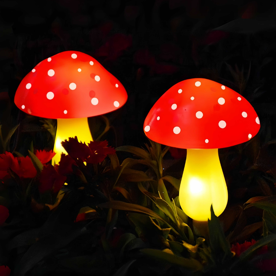 🍄Solar Powered Mushroom Shaped Garden Glow Light