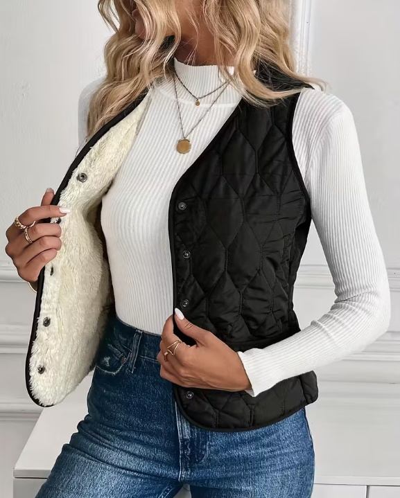 Women's Elegant Winter Vest Jacket