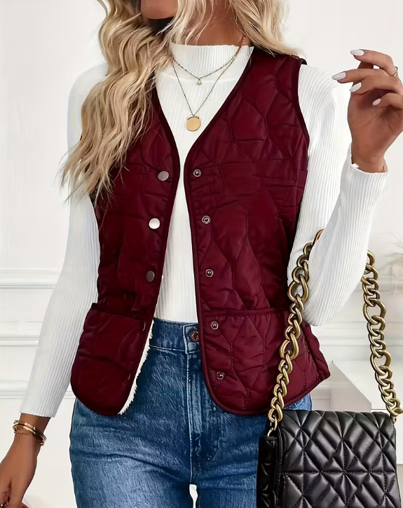 Women's Elegant Winter Vest Jacket