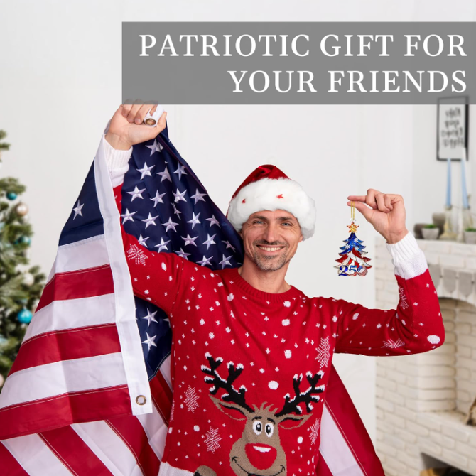 United States 250th Anniversary Ornament