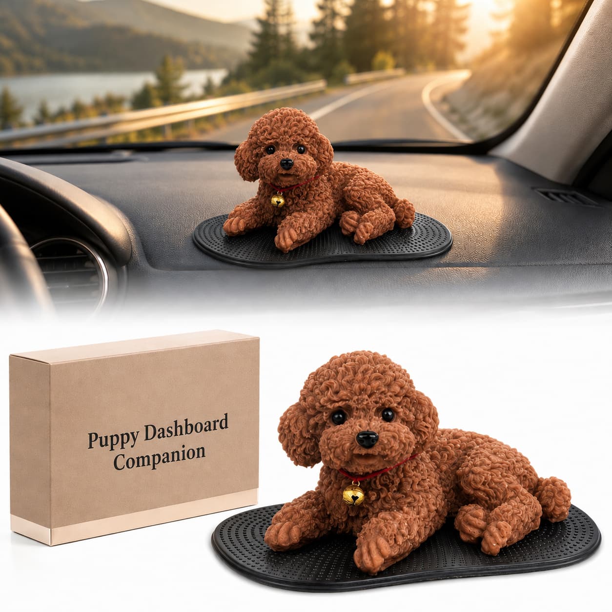 🐶 Wiggly Teddy Puppy Dashboard Companion