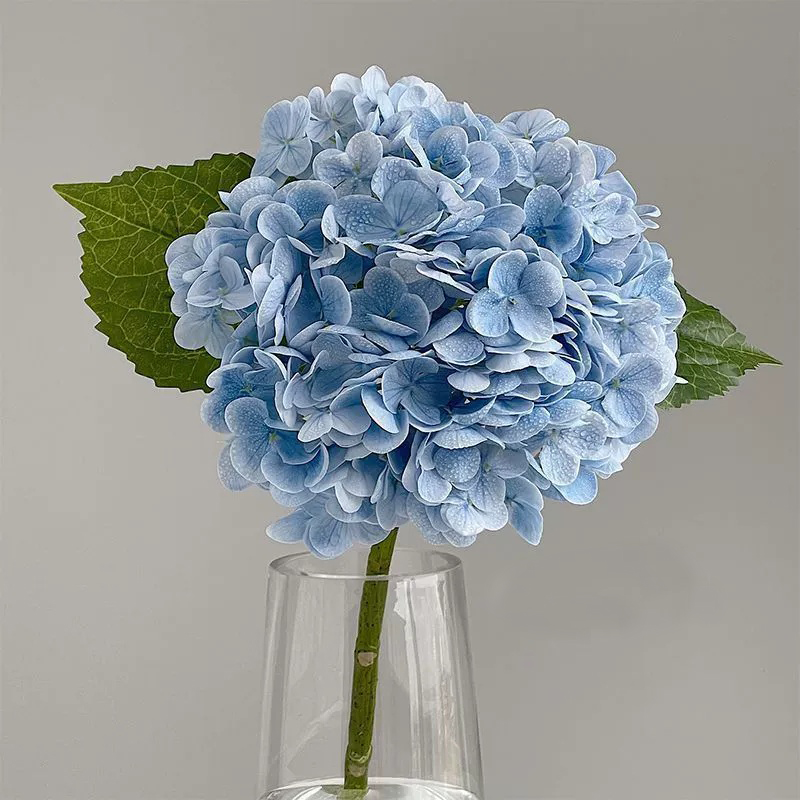 3-Pack Lifelike Hydrangea Silk Flowers – UV-Resistant for Indoor/Outdoor Decor 