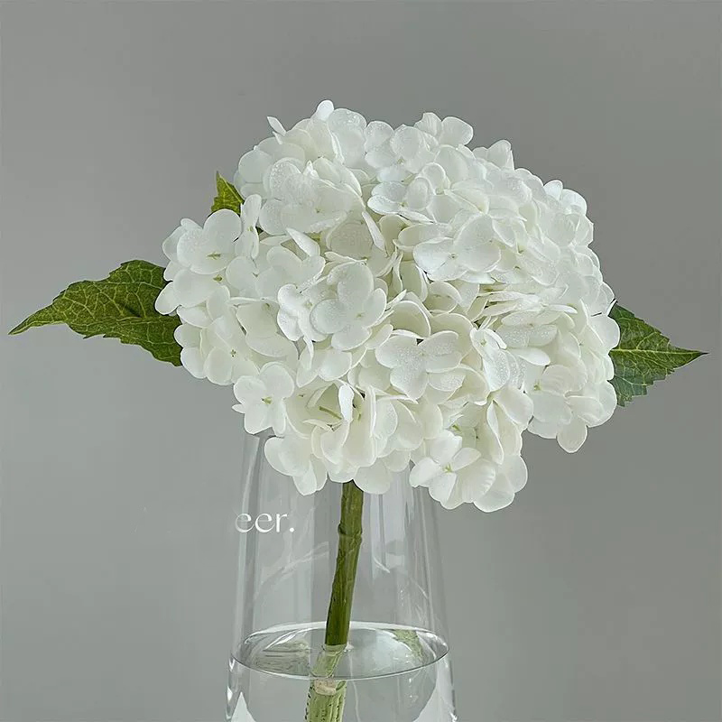 3-Pack Lifelike Hydrangea Silk Flowers – UV-Resistant for Indoor/Outdoor Decor 