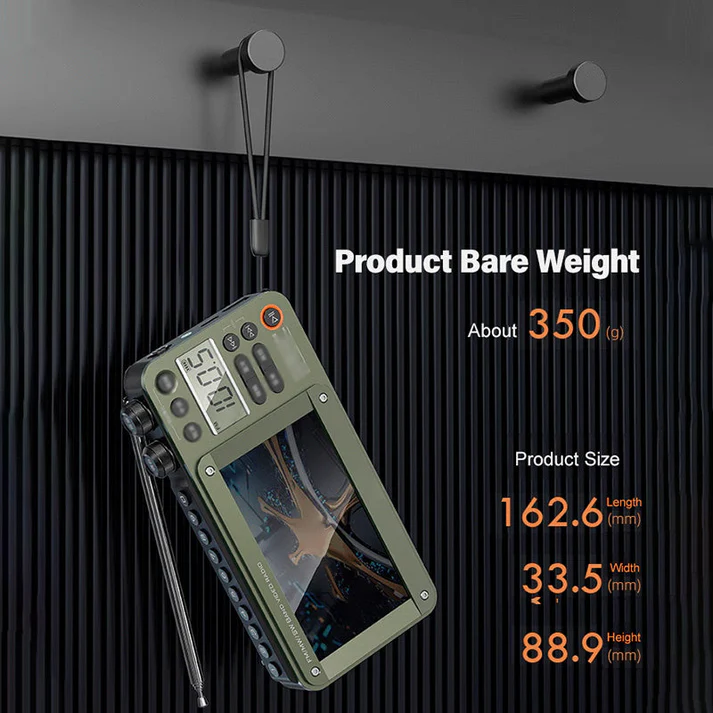 2024 New Multifunctional High-end Video Bluetooth Pocket TV Radio