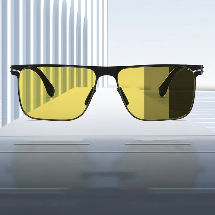 Photochromic Night Safety Driving Glasses Anti-Glare UV400 Protection