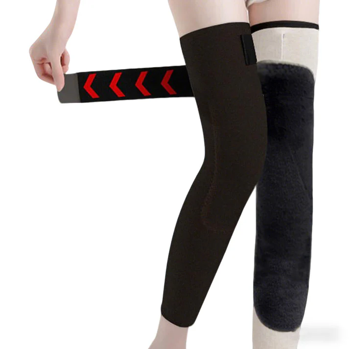 🦵 Rabbit-Fur Thermal Knee Warmers