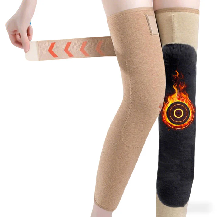 🦵 Rabbit-Fur Thermal Knee Warmers