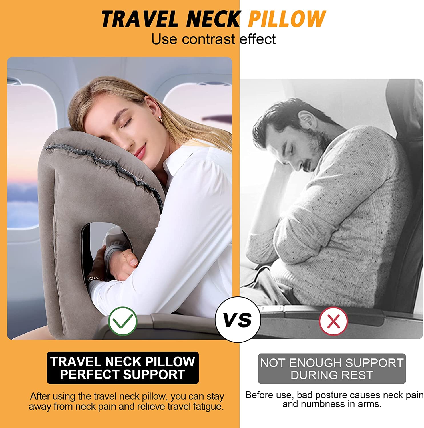 ✈️Inflatable Travel Pillow