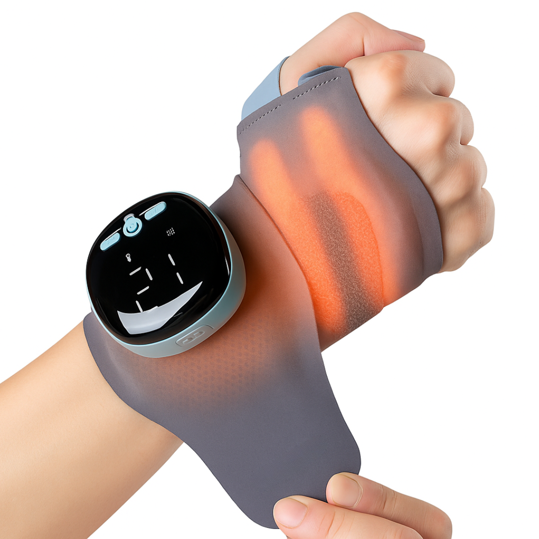 Wrist Support Brace with EMS and Heat Therapy