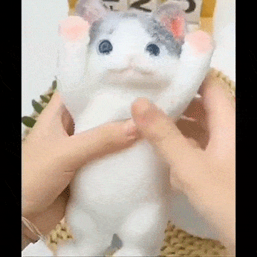 🐱3DTaba Squishy Cat，Finger Stress Relief Toys