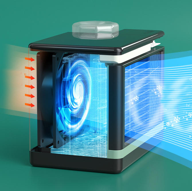 Portable Air Conditioners  Evaporative Cooler Desk Cooling Fan