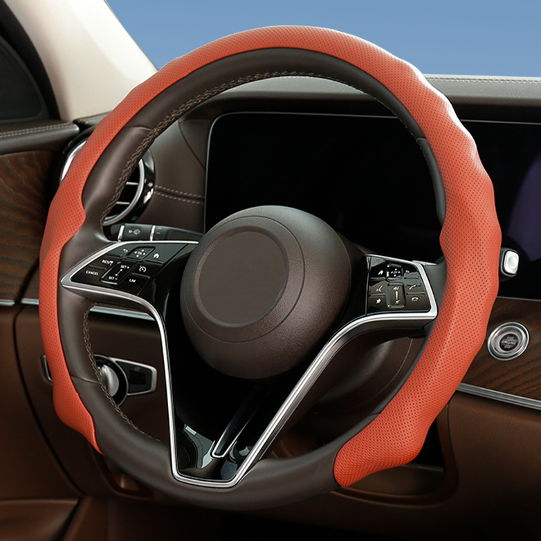 🚗Universal Leather Car Steering Wheel Cover