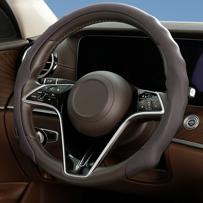 🚗Universal Leather Car Steering Wheel Cover