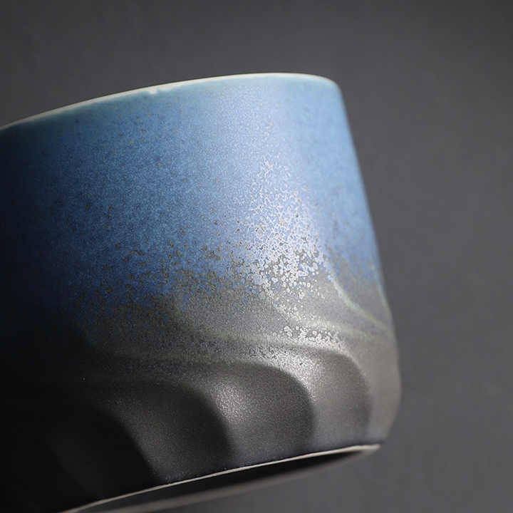 Vintage Espresso Cups With Wooden Handle