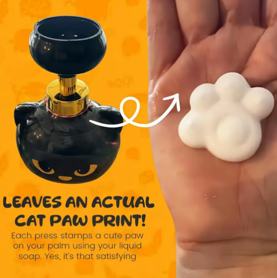 🎃Halloween Limited Edition🐾Cute Cat Paw Foam Soap Dispenser