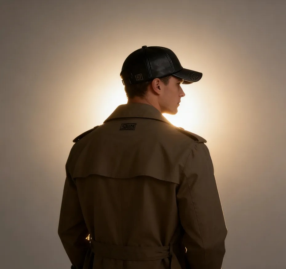 🔥Men's/Women's Outdoor Adjustable Warm PU Fashion Genuine Leather Hat