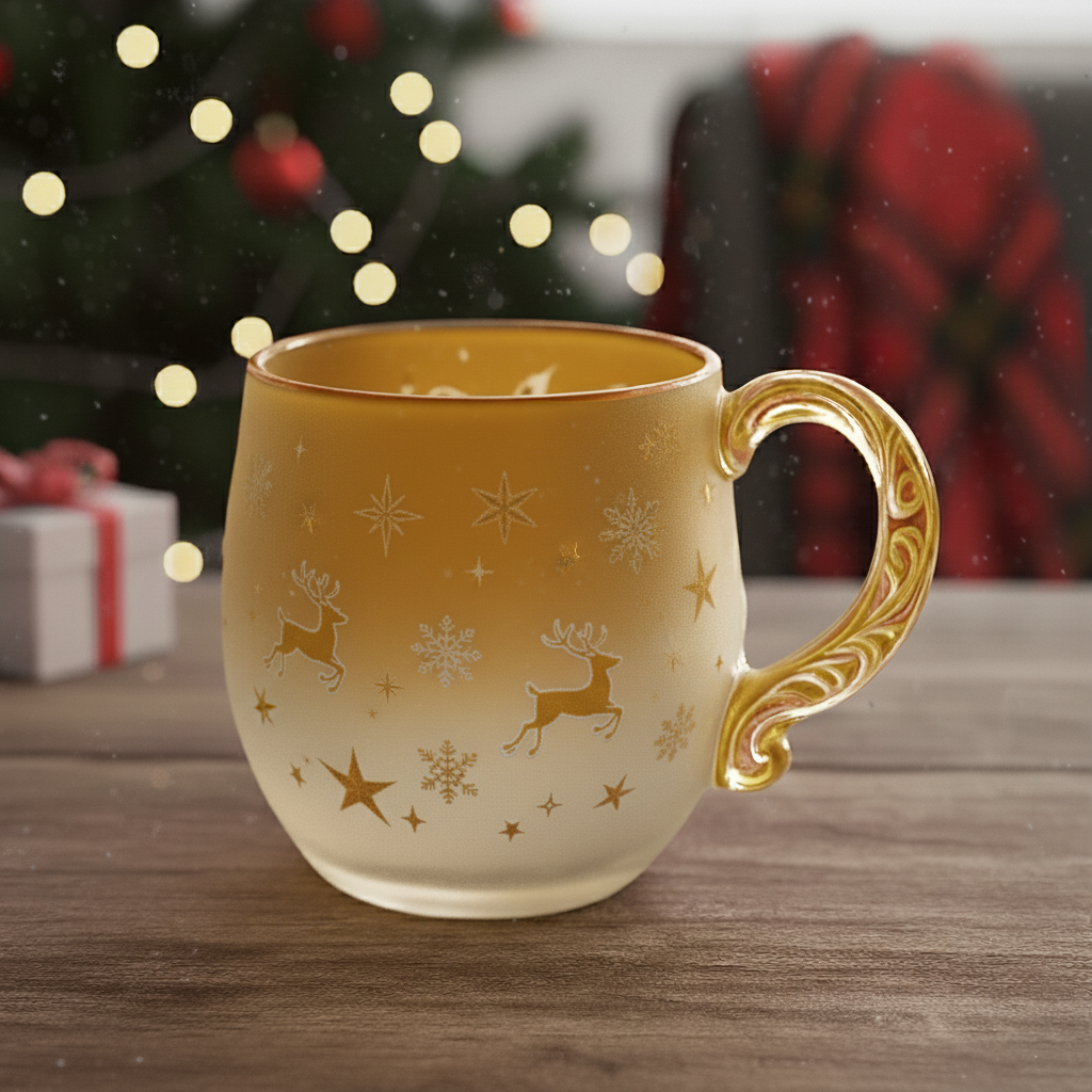 🎄✨ Christmas Theme Glassware Collection