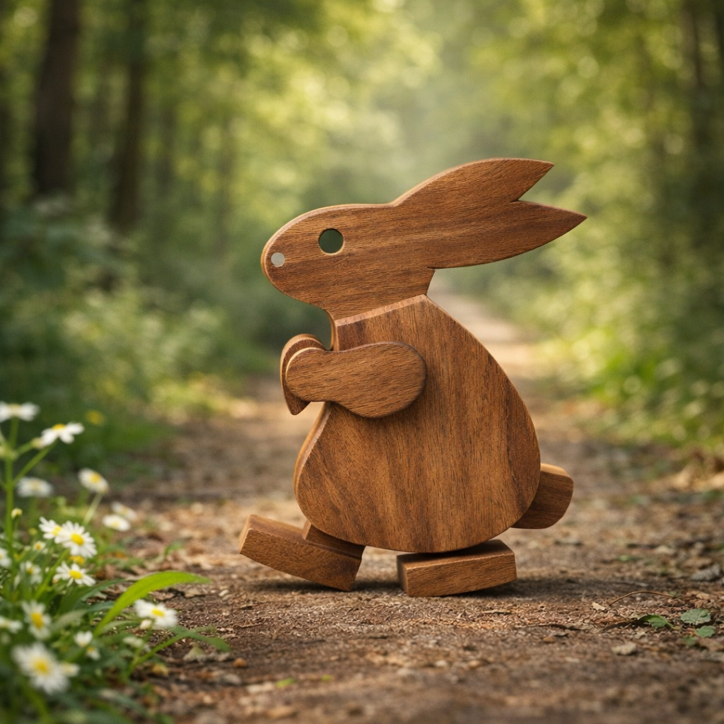 🔥Handmade Walking Wooden Animals