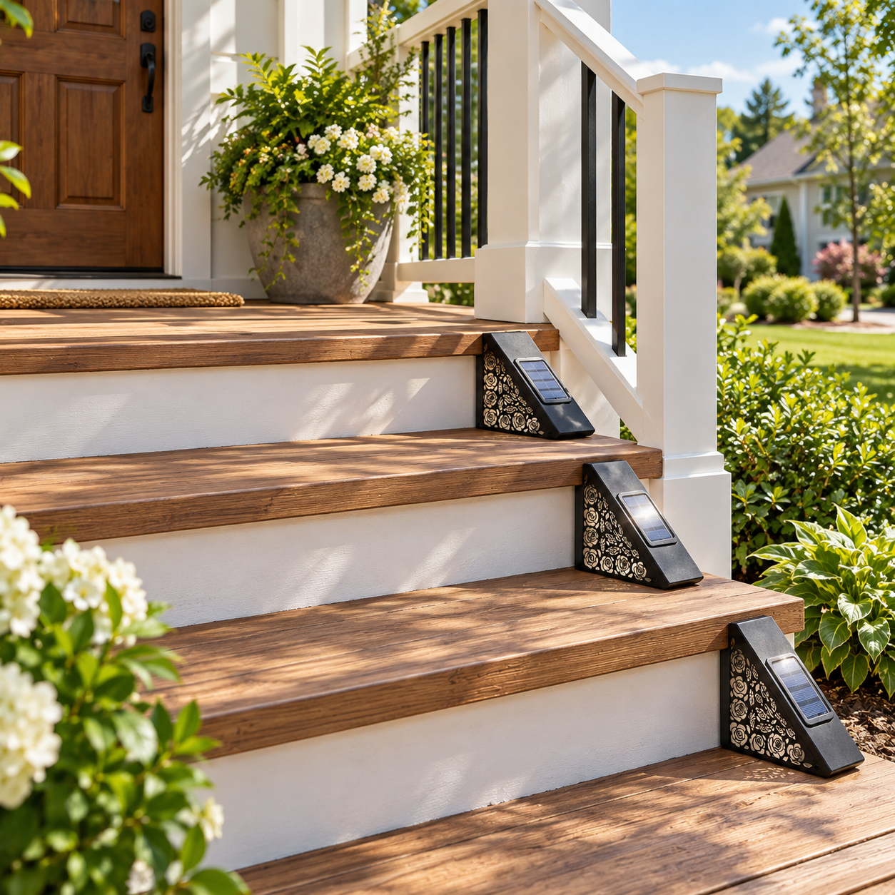 2 Pack Solar Decorative Step Light
