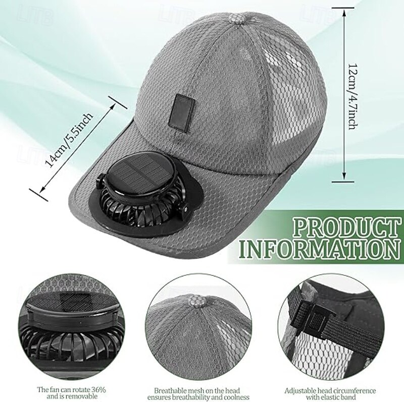 🔥Solar Rechargeable Peak Cap🧢