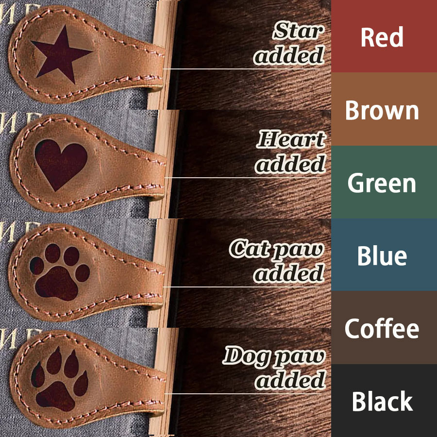 🔥Personalized Magnetic Leather Bookmark
