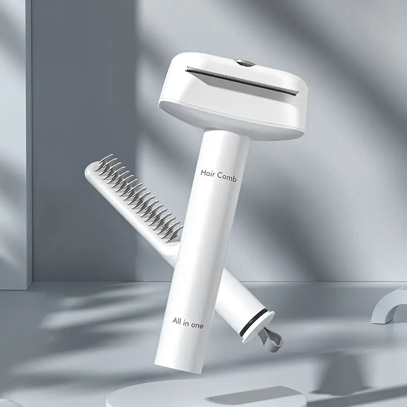 3-in-1 Pet Grooming Brush, Removing Tangles, Mats, Knots, Lice, fleas