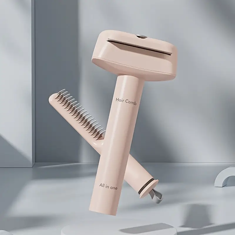 3-in-1 Pet Grooming Brush, Removing Tangles, Mats, Knots, Lice, fleas