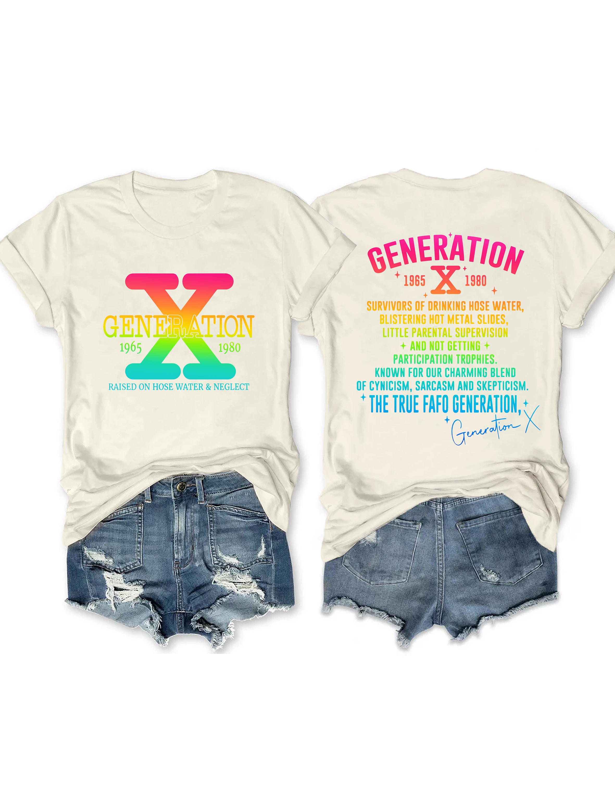 Generation X Raised on Hose Water & Neglect Tee