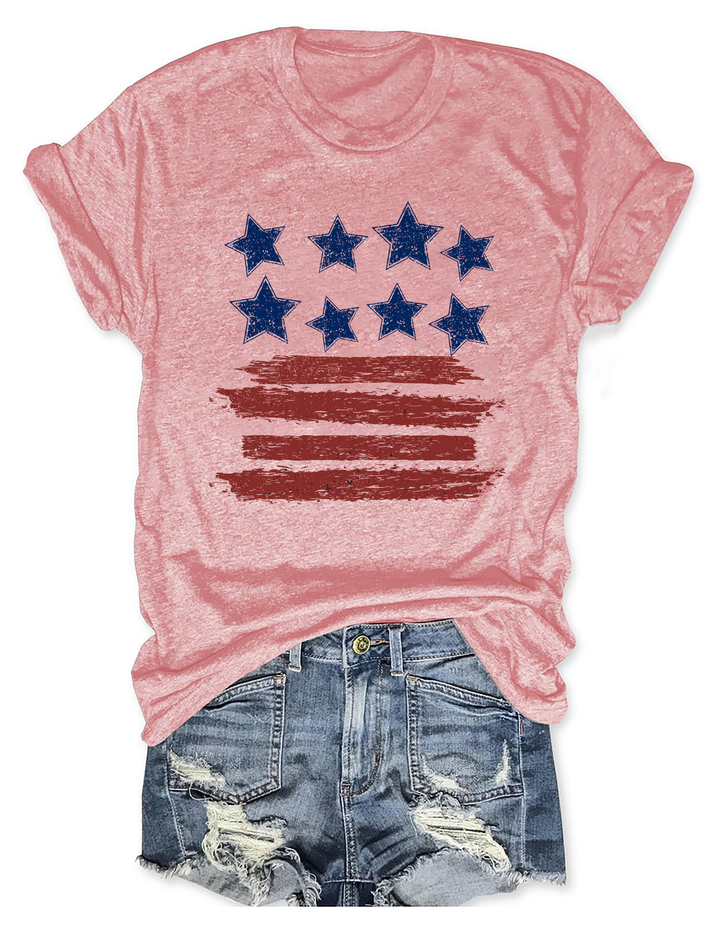 Loves Jesus And America Too Tee