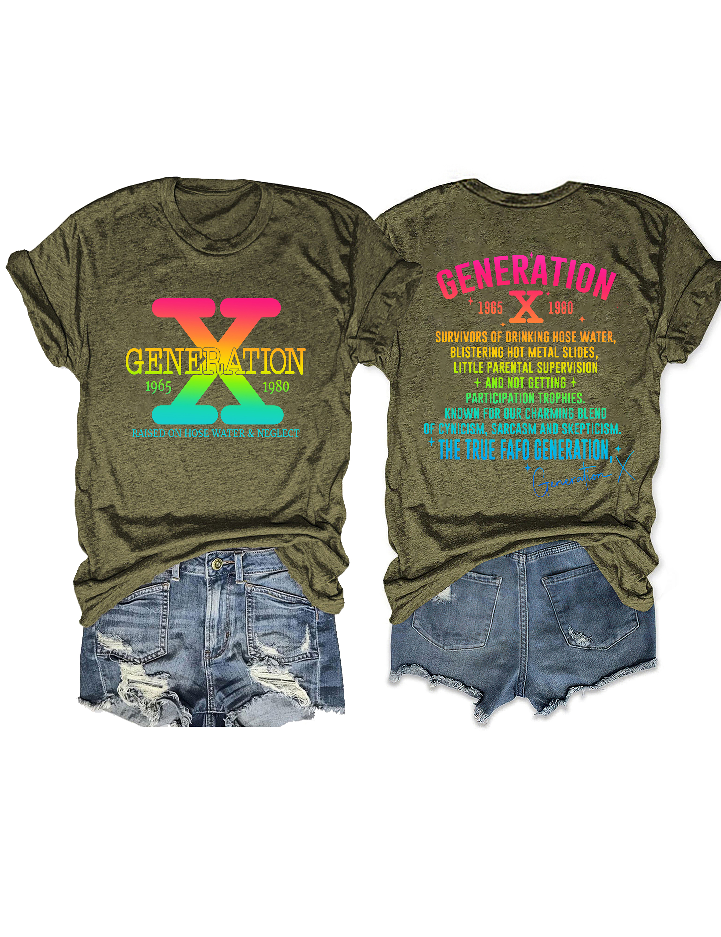 Generation X Raised on Hose Water & Neglect Tee