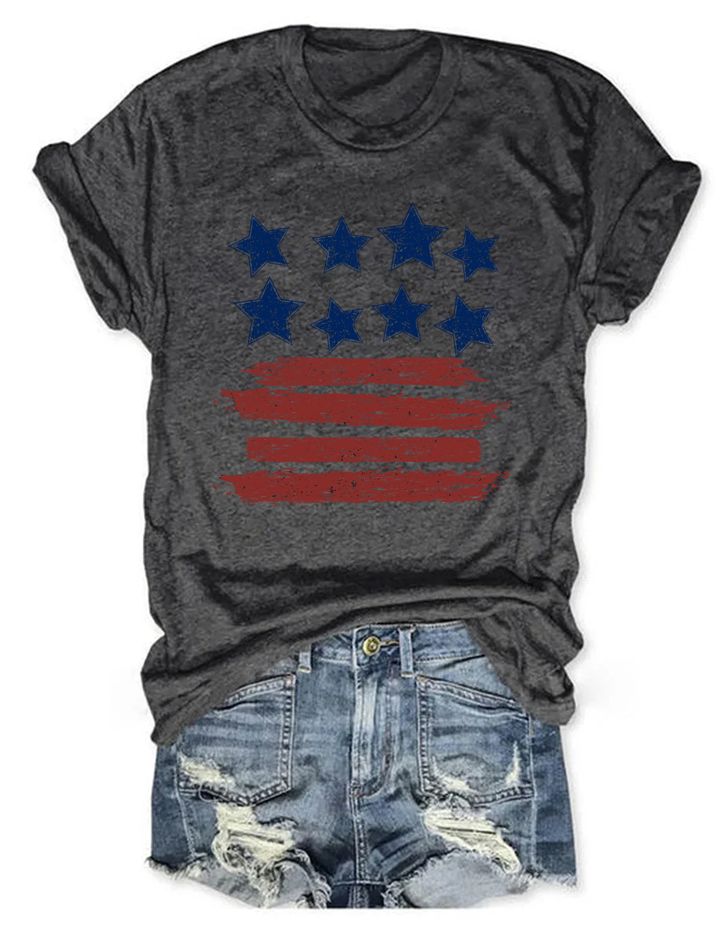 Loves Jesus And America Too Tee