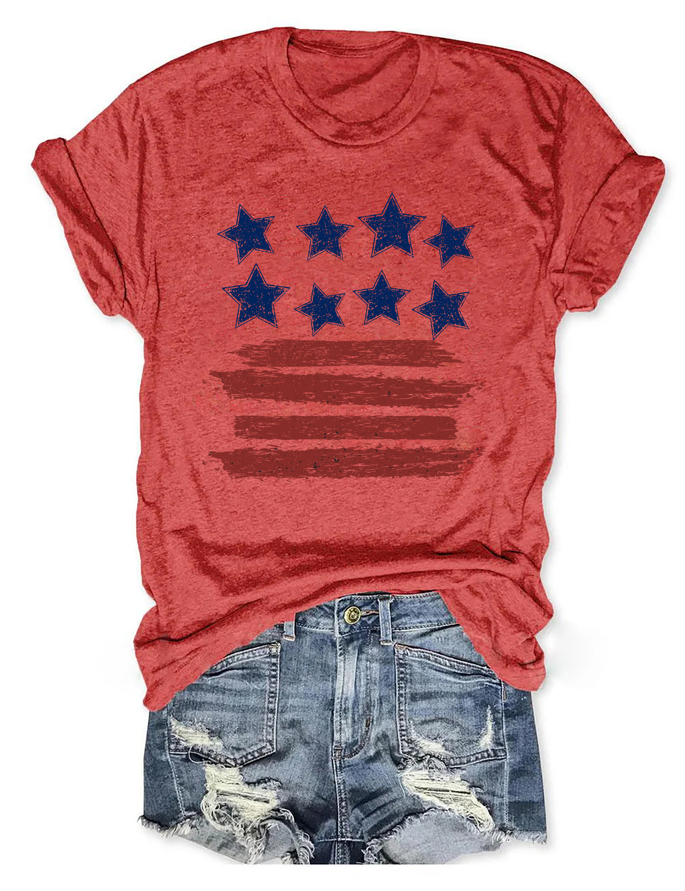 Loves Jesus And America Too Tee