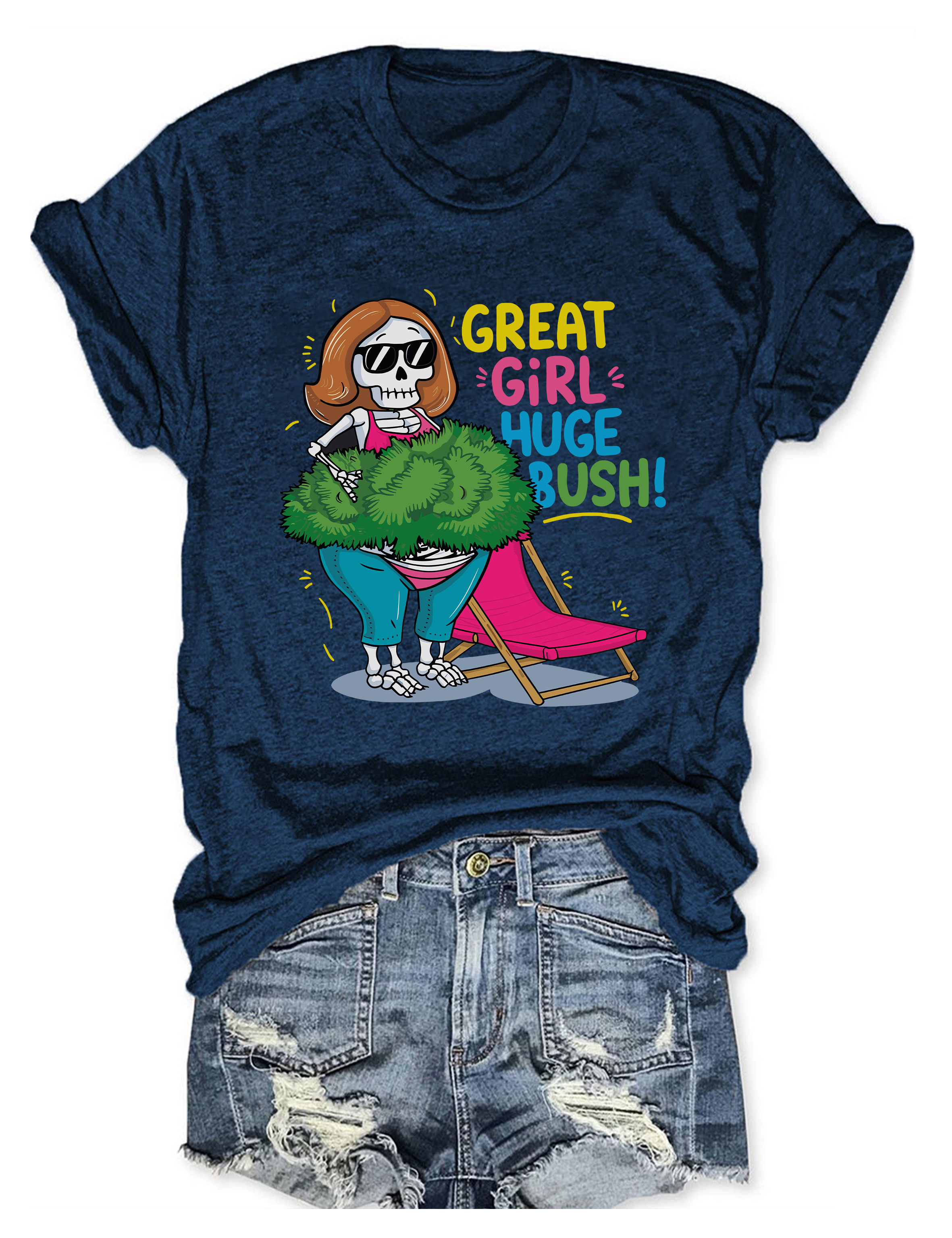 Great Girl Huge Bush Tee