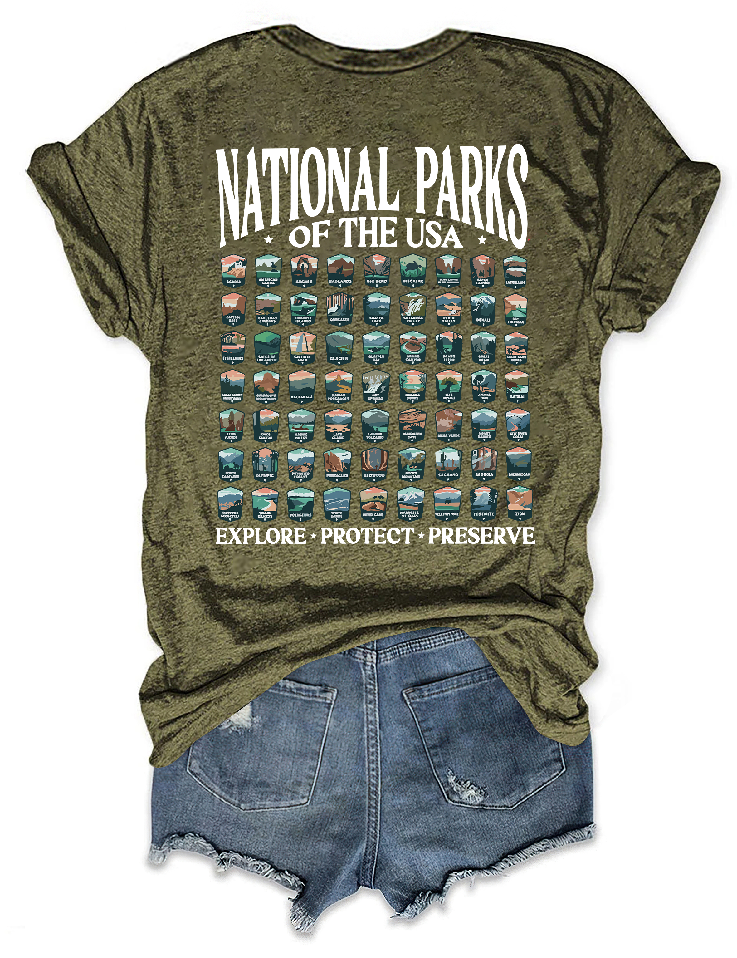 National Parks Outdoor Adventure T-shirt