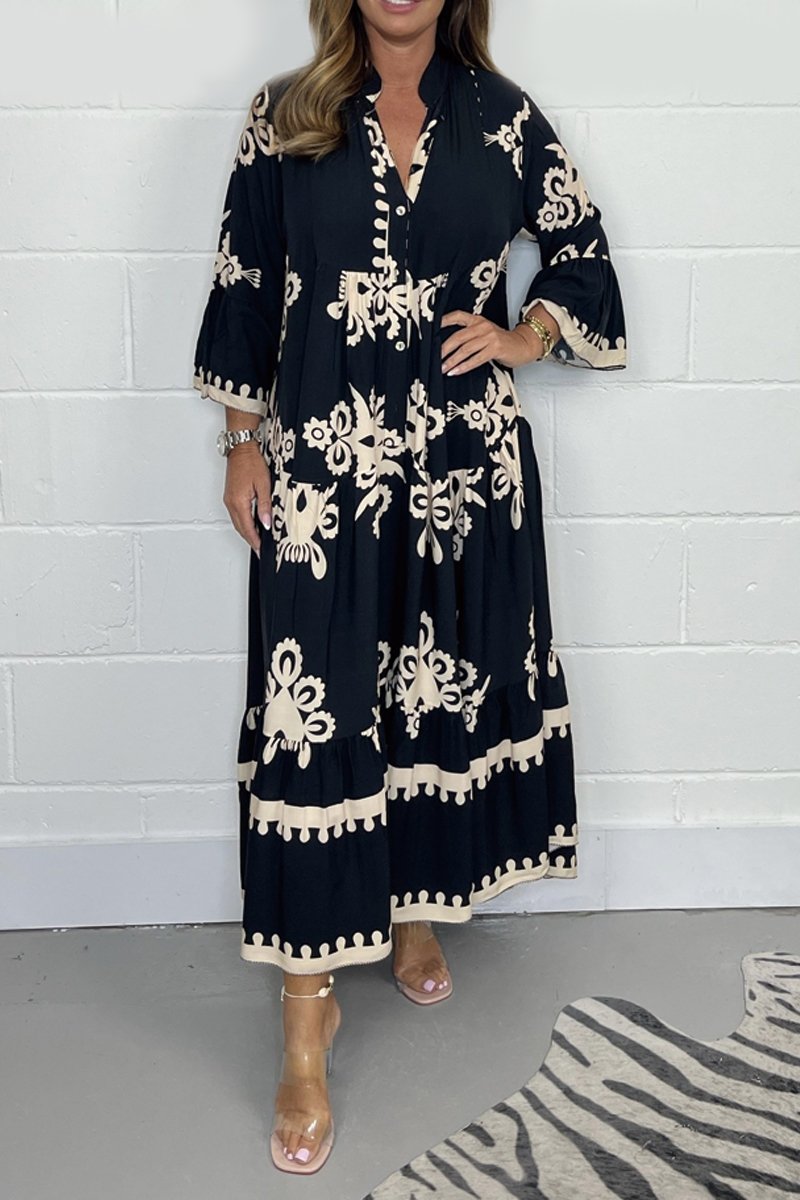 Casual Bohemian Maxi Dress