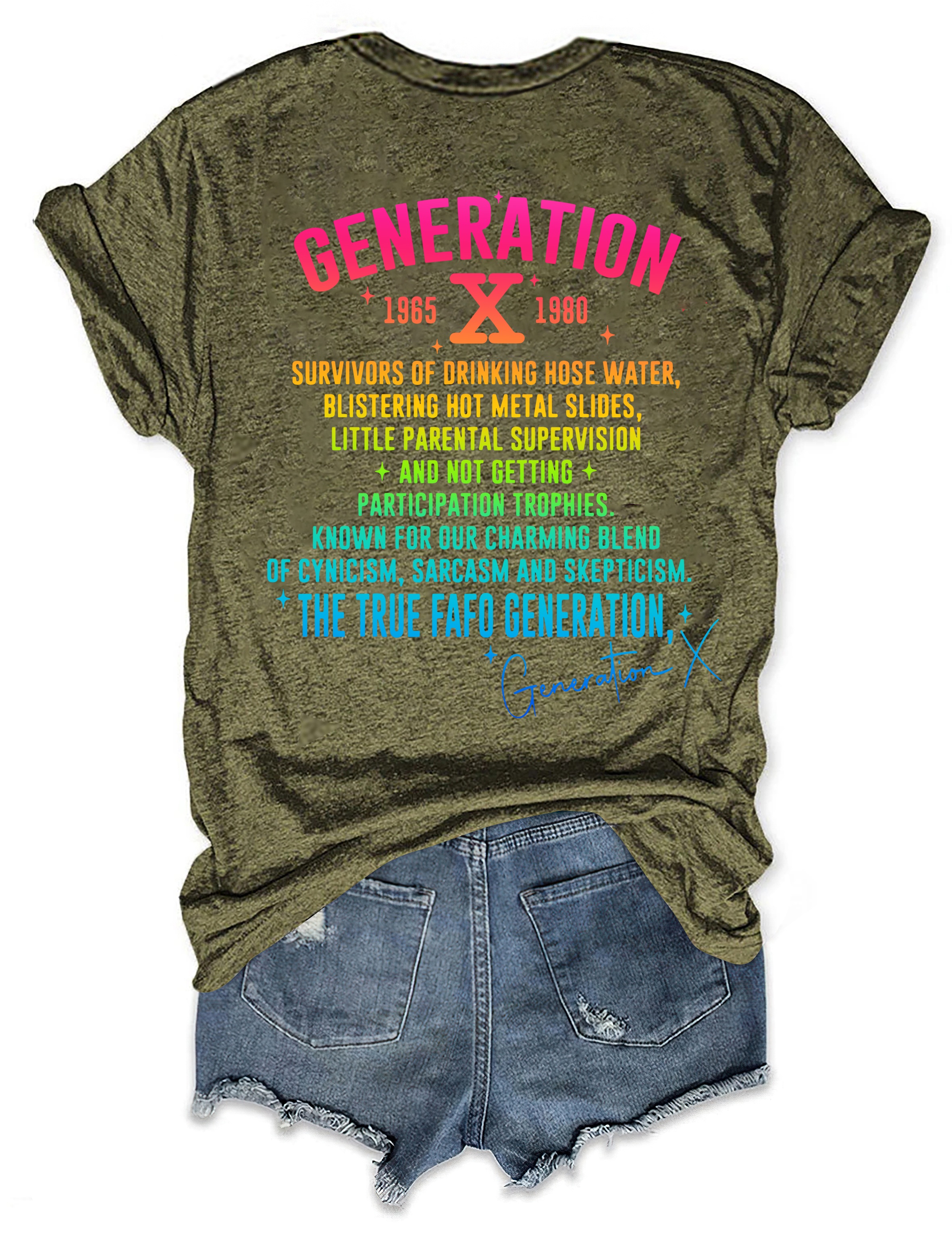 Generation X Raised on Hose Water & Neglect Tee