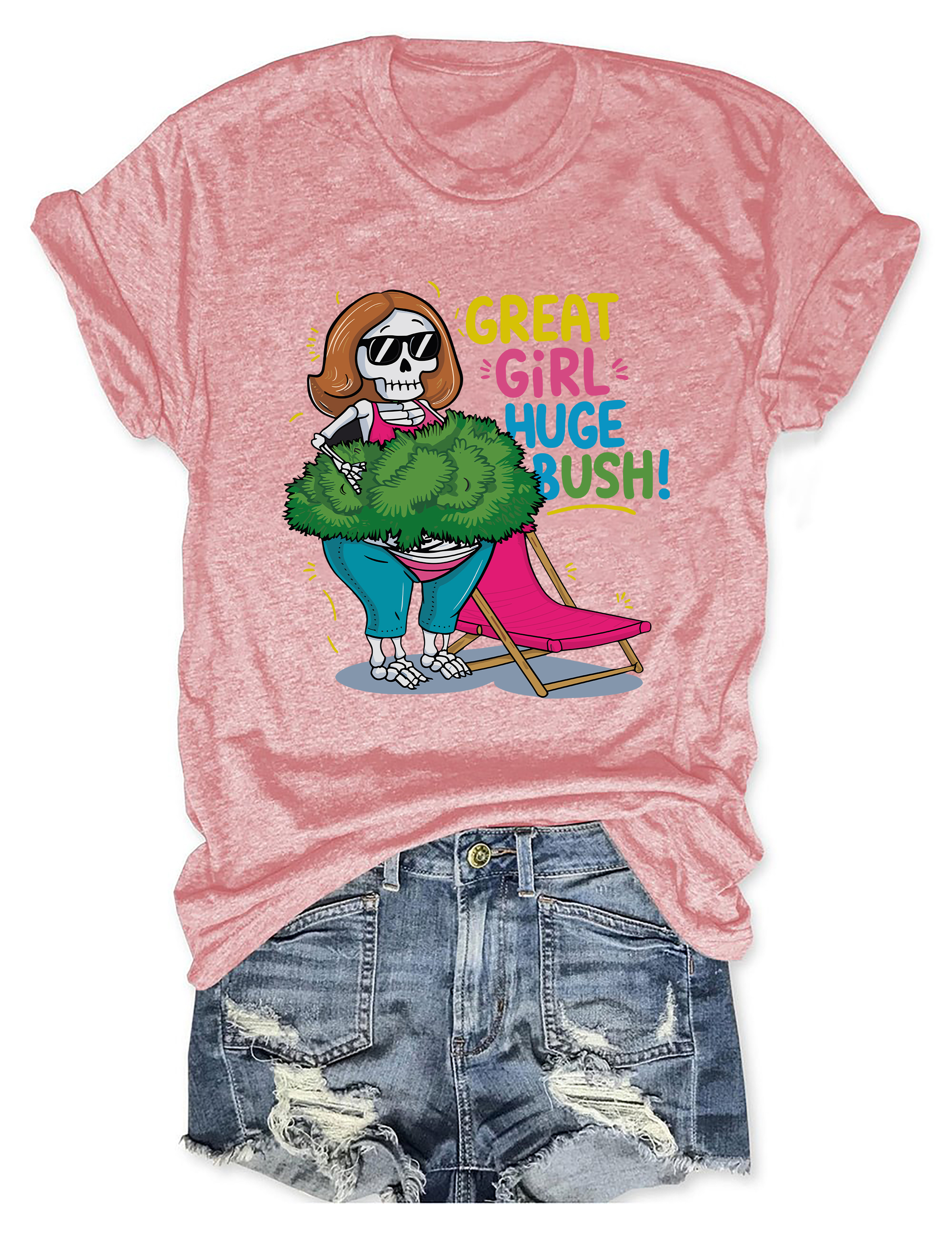 Great Girl Huge Bush Tee