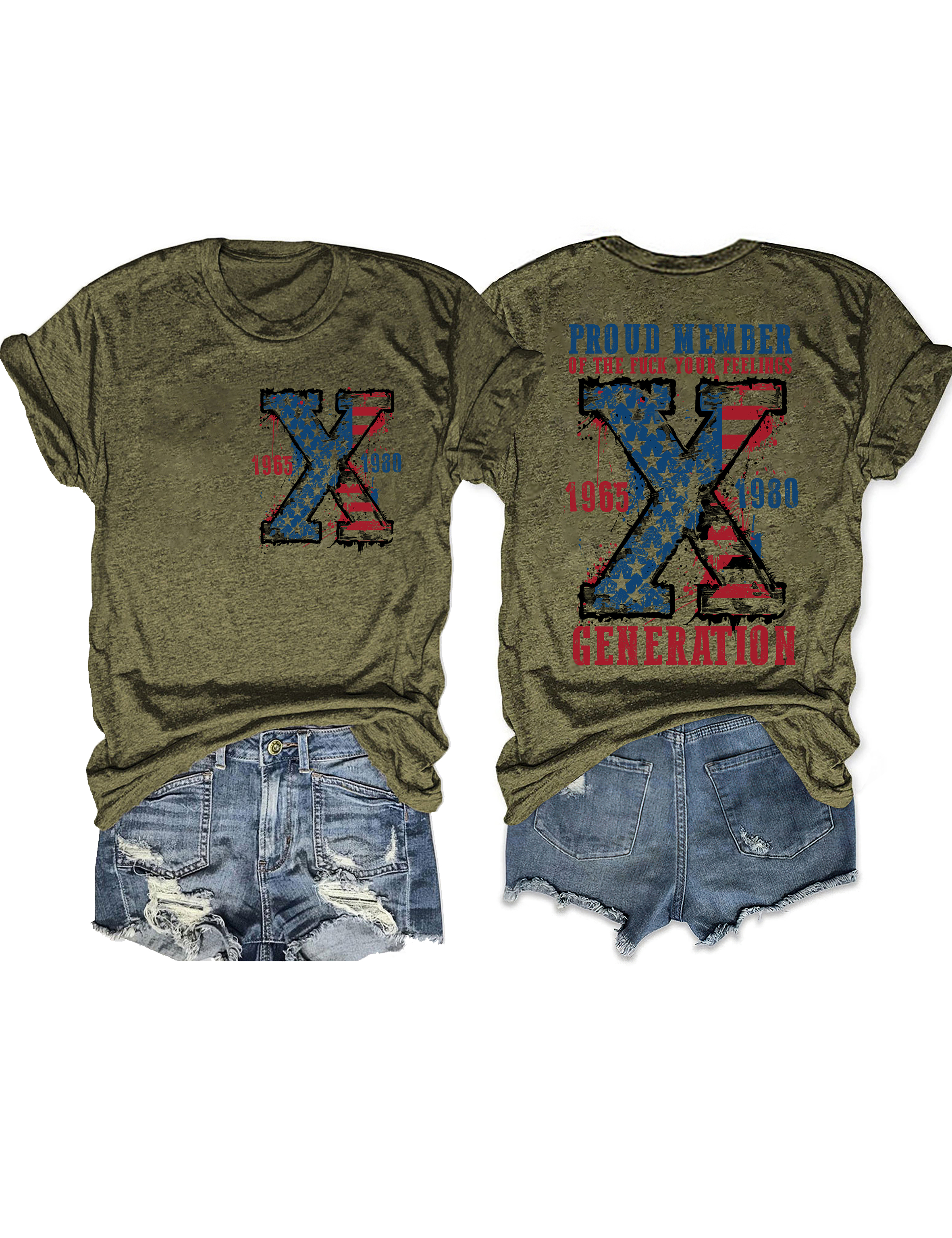 Proud Member Of The Fuck Your Feelings Generation X Tee