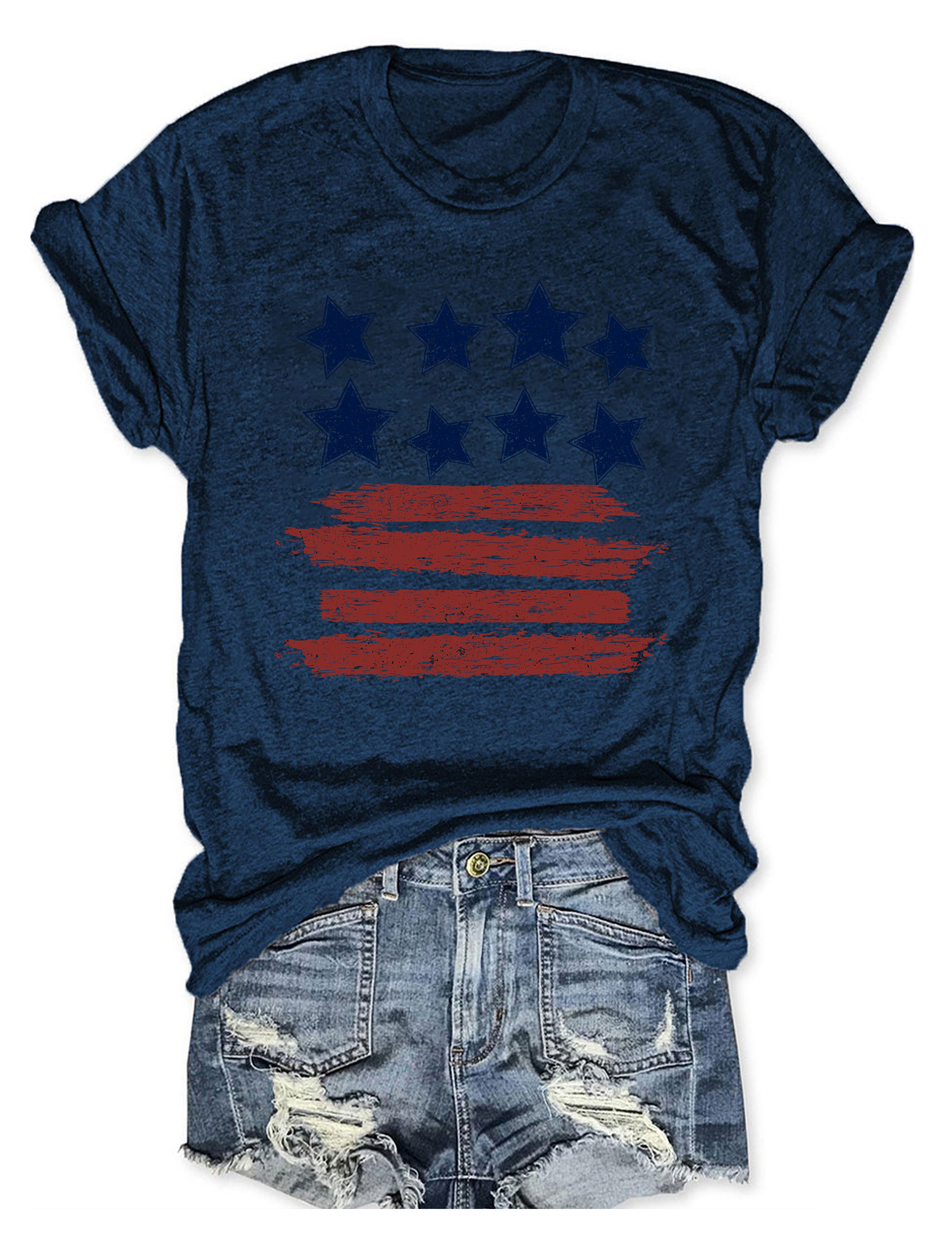 Loves Jesus And America Too Tee
