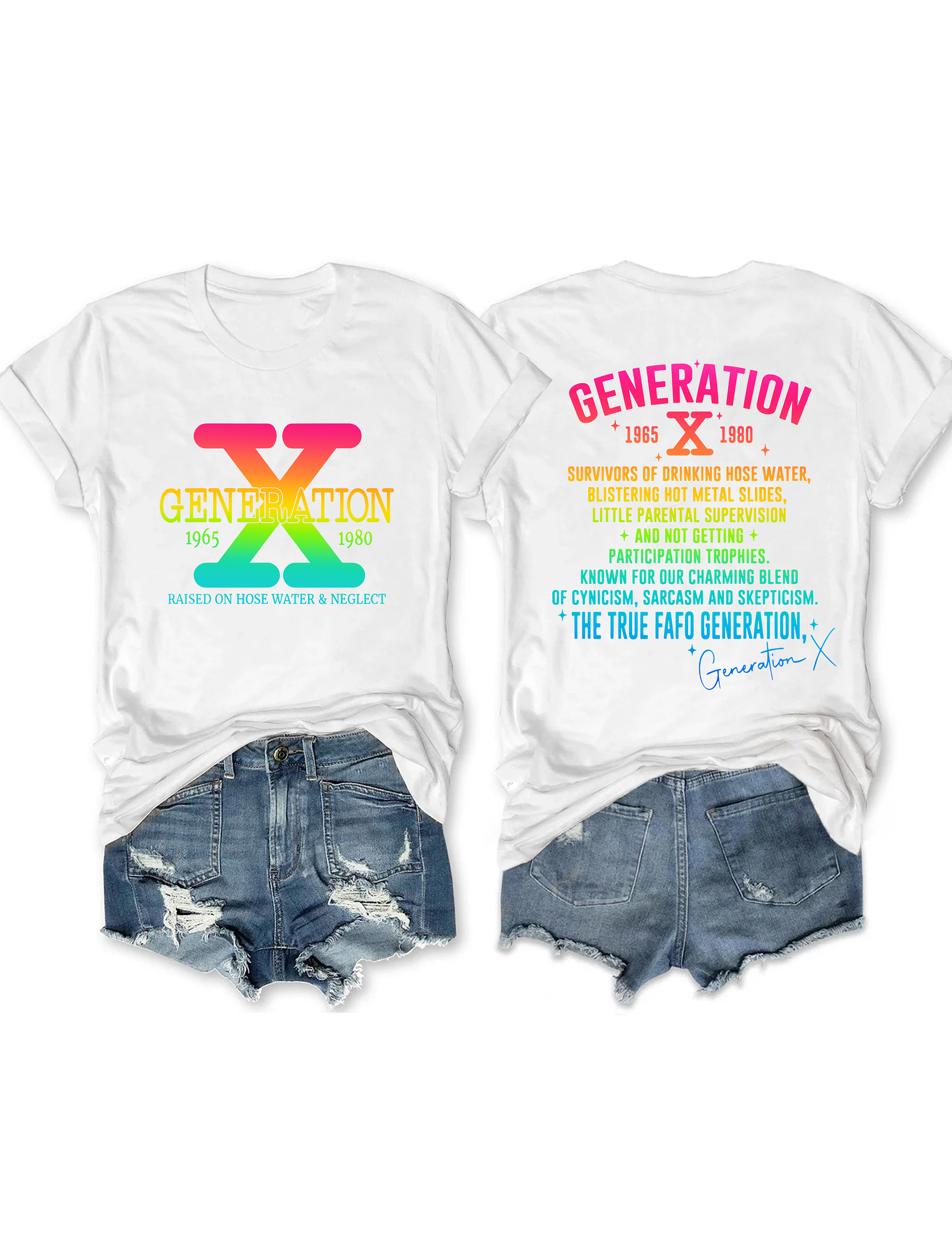 Generation X Raised on Hose Water & Neglect Tee