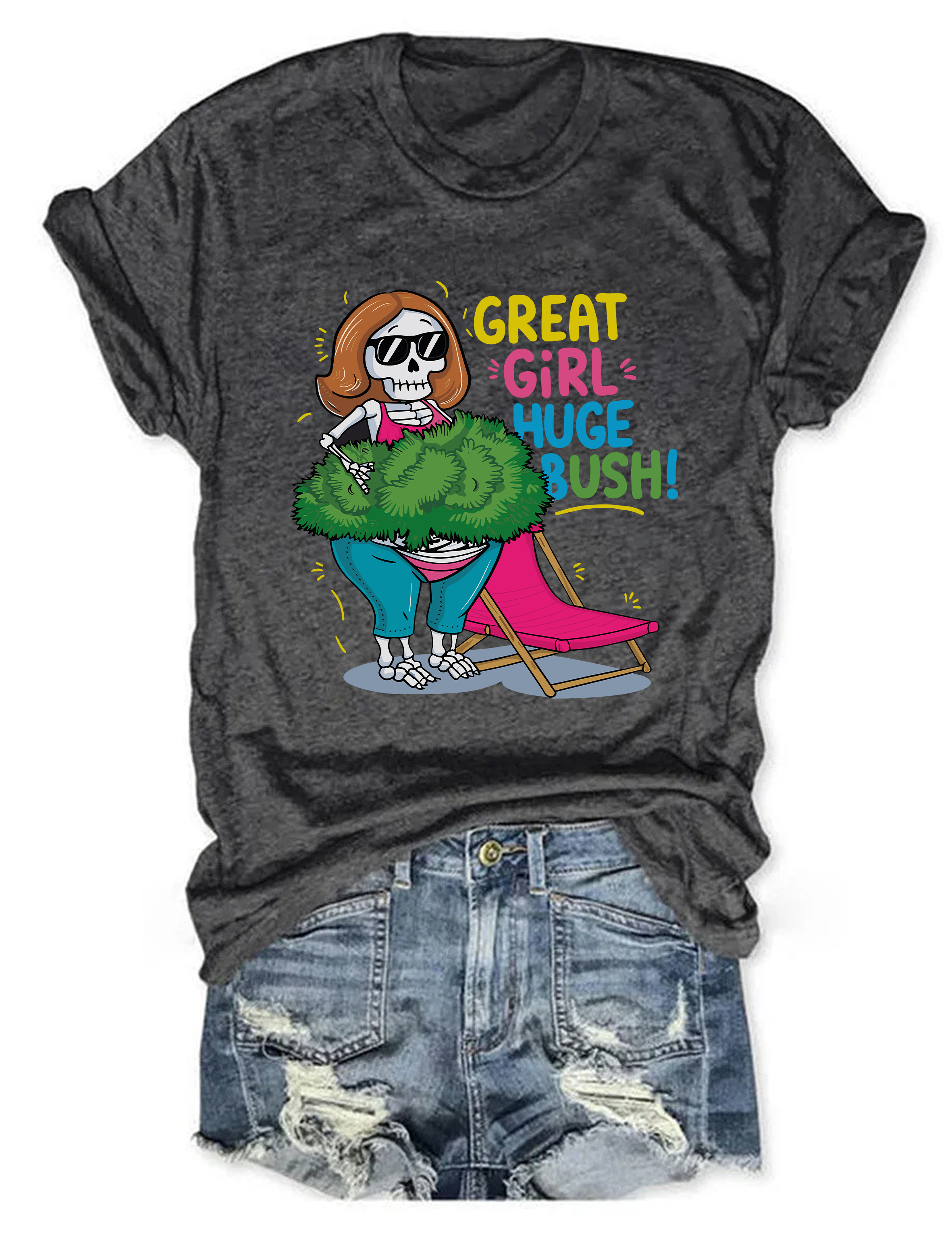 Great Girl Huge Bush Tee
