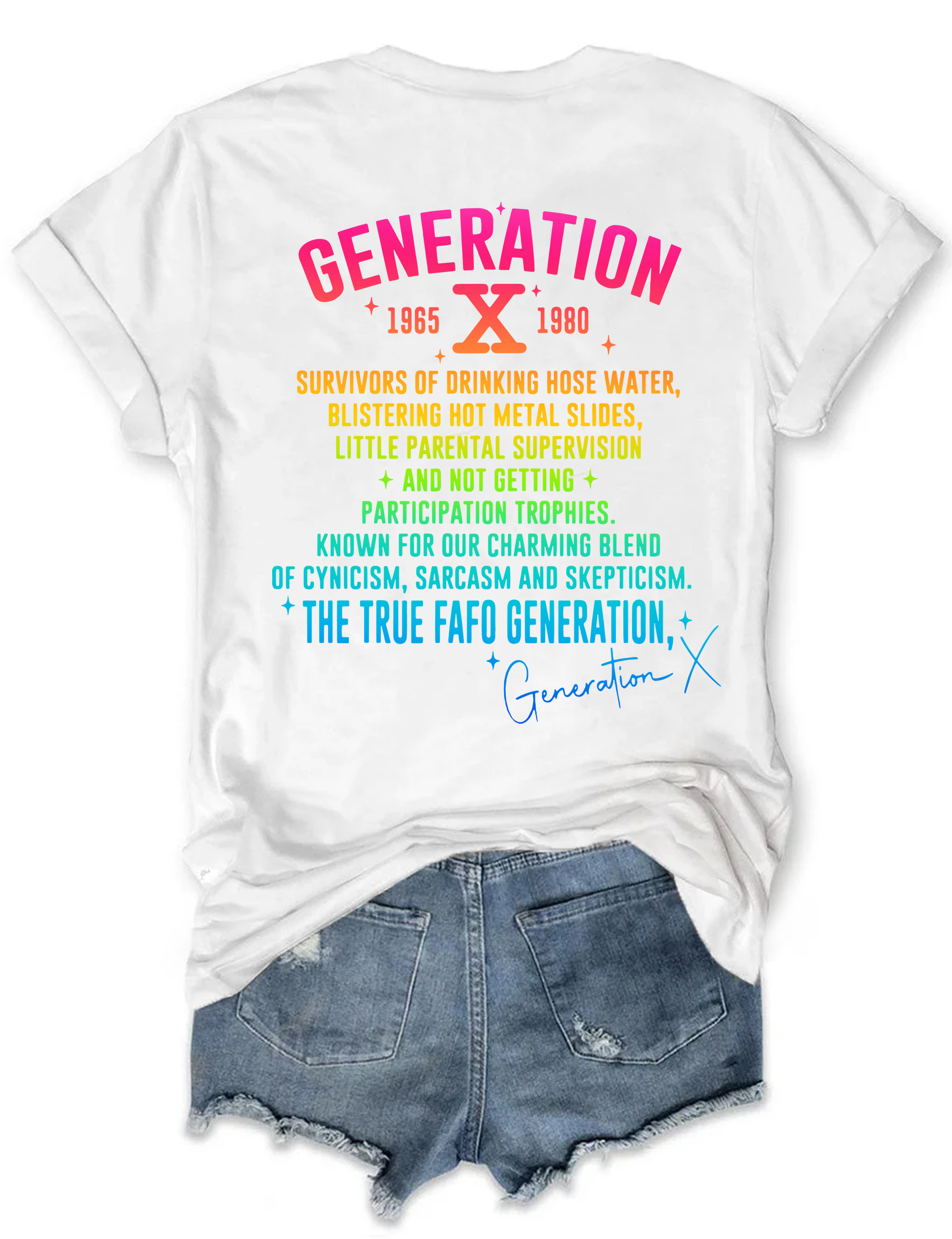 Generation X Raised on Hose Water & Neglect Tee