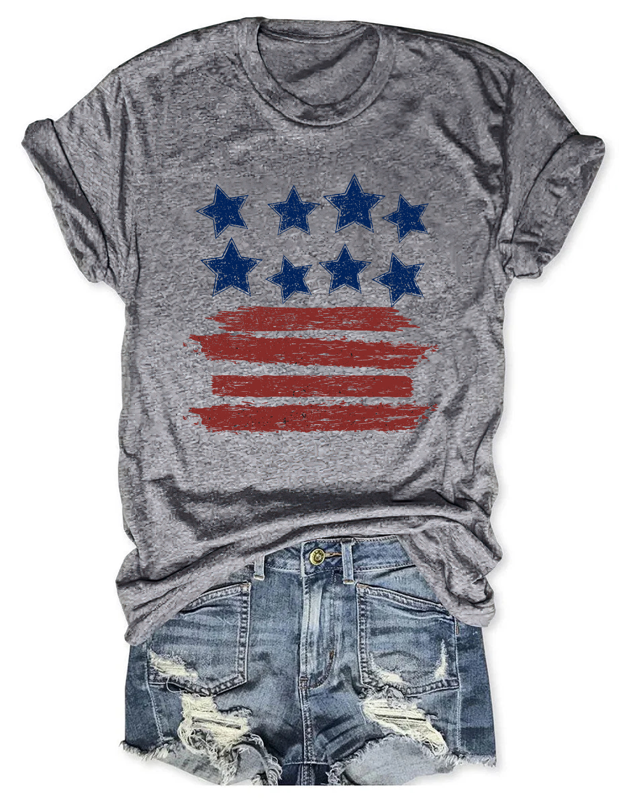 Loves Jesus And America Too Tee