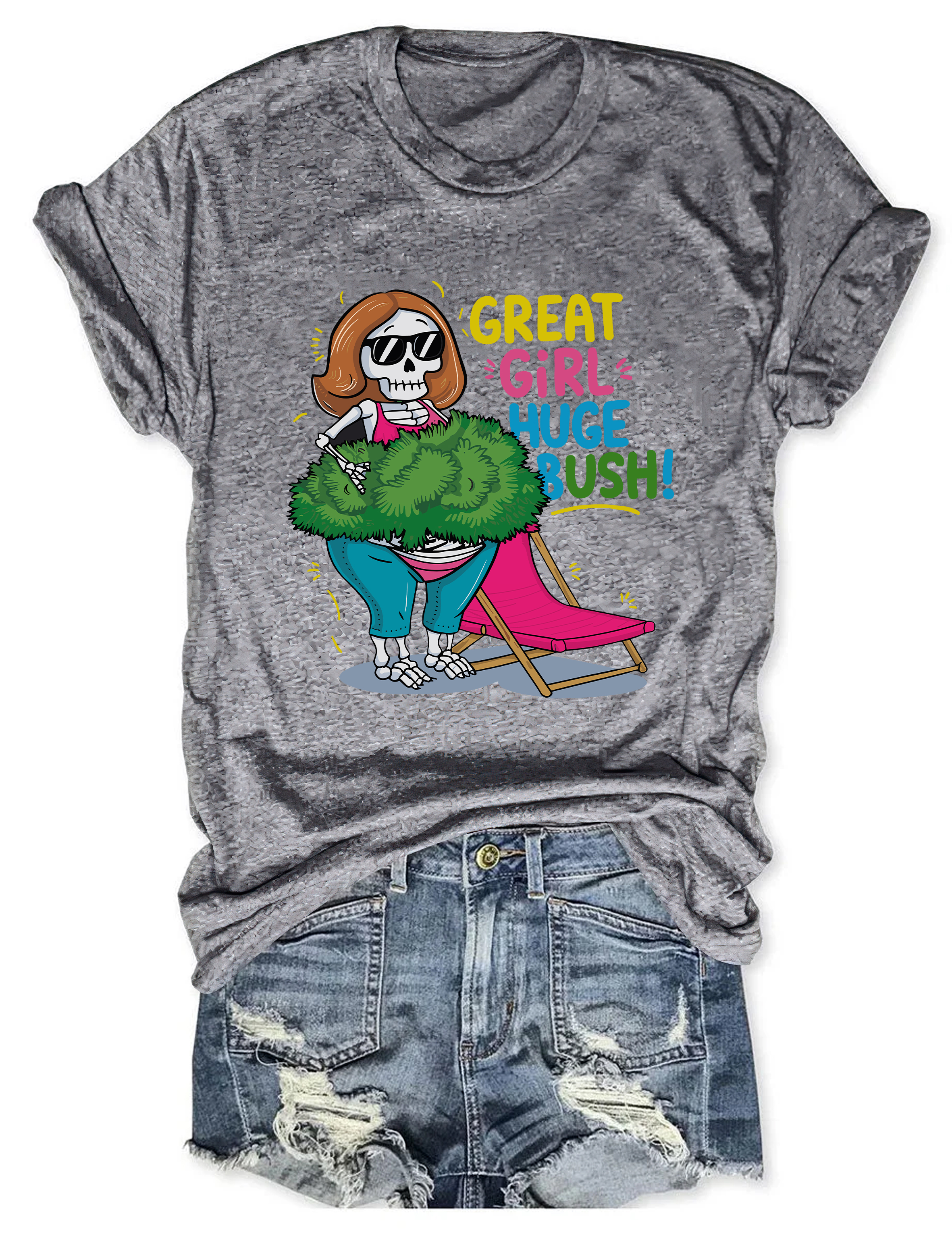 Great Girl Huge Bush Tee