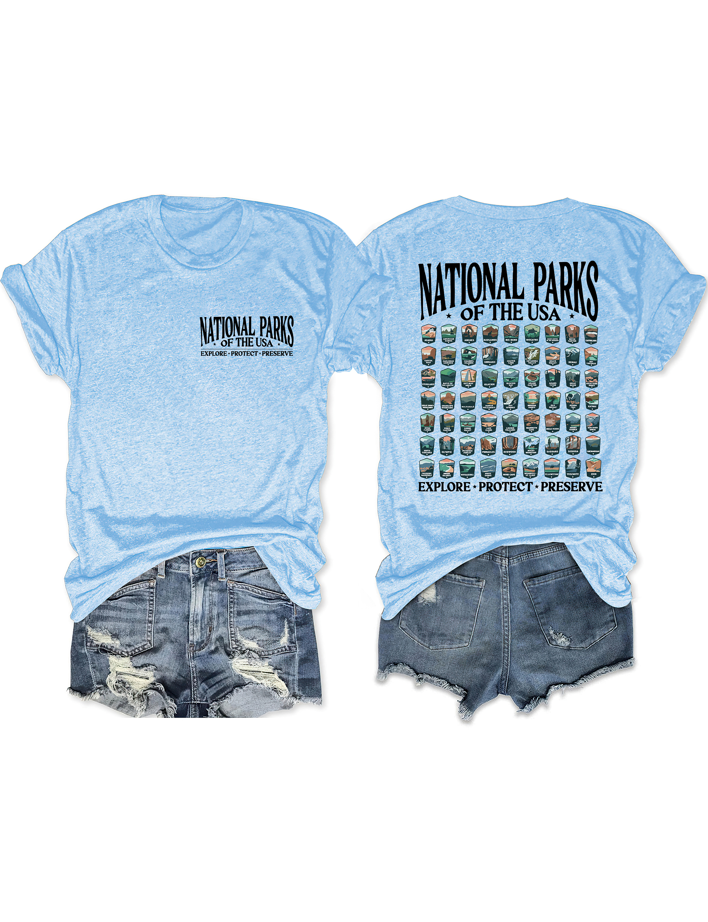 National Parks Outdoor Adventure T-shirt