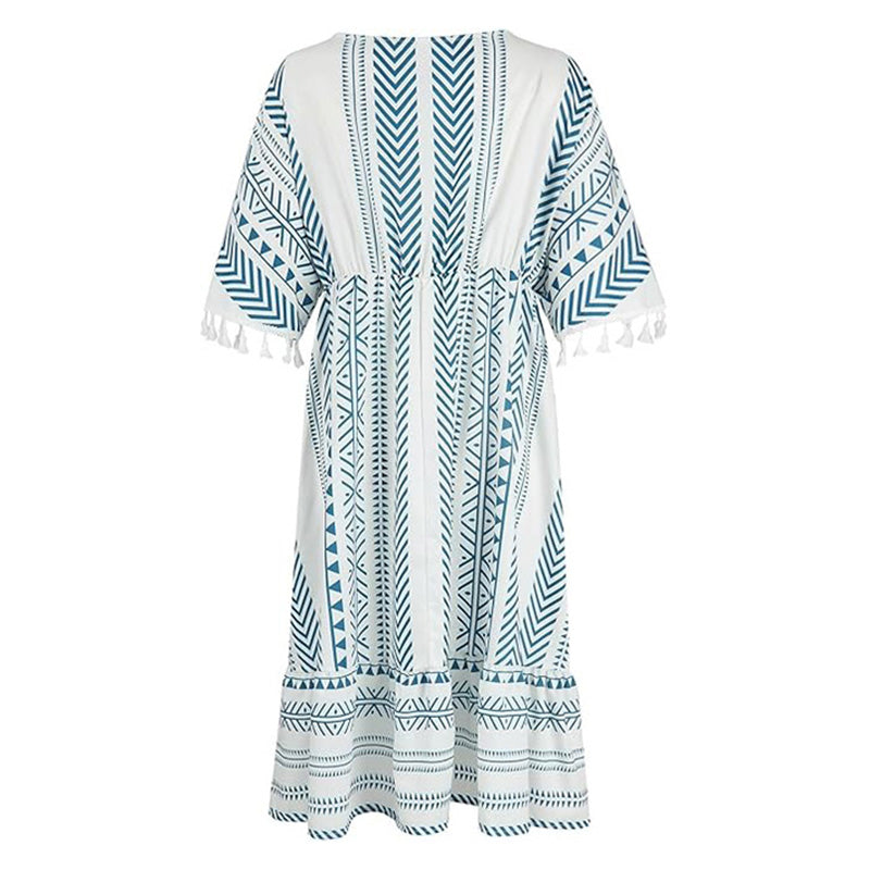 🏖️Summer Sale-50% OFF👗Ethnic Style Casual Printed Dress