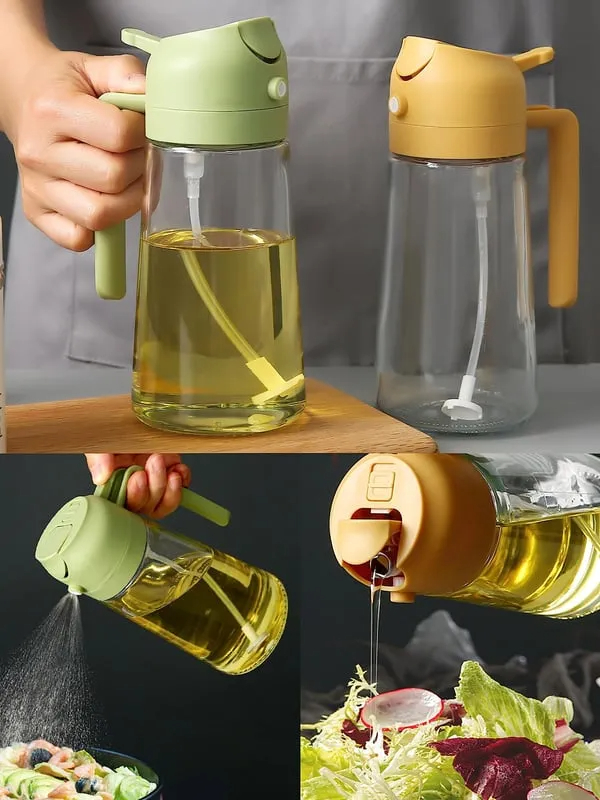 ✨2-in-1 Glass Oil Sprayer and Dispenser