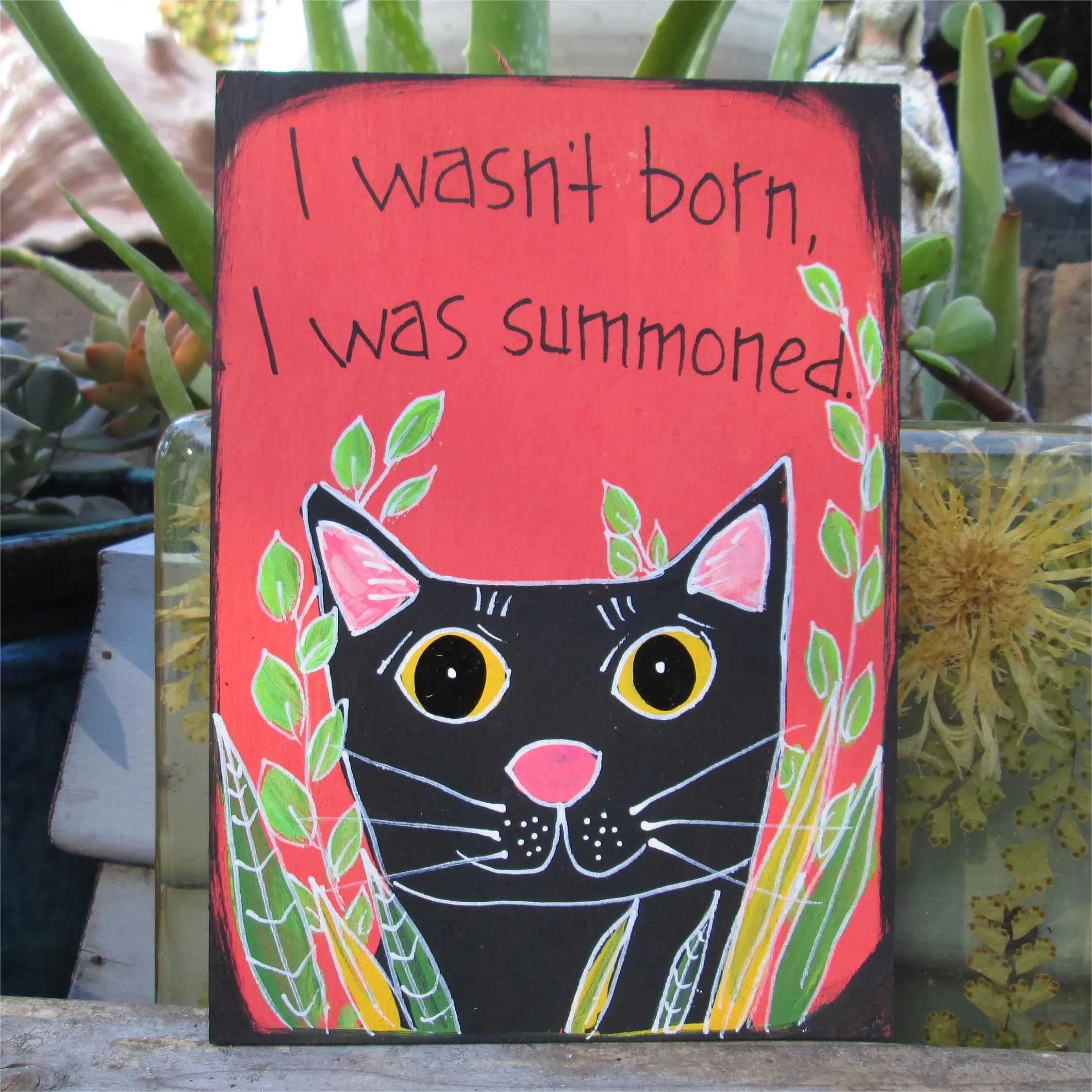 Funny Art Painting Wood Panel